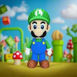 Luigi - Knitted - Crochet - Multipart