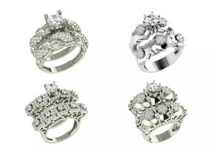 TWINZ Rings bulk Women Rings Double Rings lot
