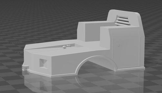 Skirted bed with tool boxes
