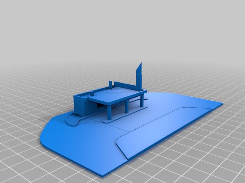 Station-service / french gas-station vintage OZO (Le Coteau 42120, FRANCE); Nationale 7