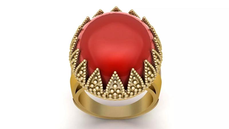 Women Fashion Ring 3d printable Model