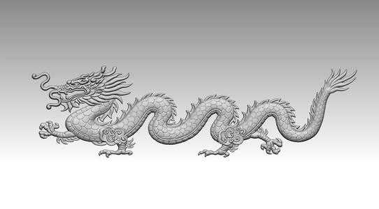 Chinese dragon for 3d print