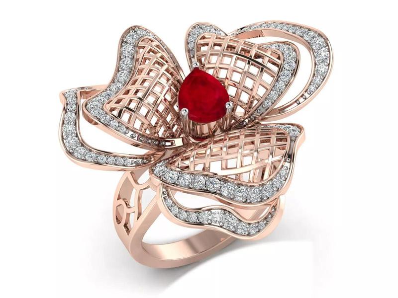 Women Ring  Render 3dm STL OBJ FBX Details