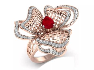 Women Ring  Render 3dm STL OBJ FBX Details