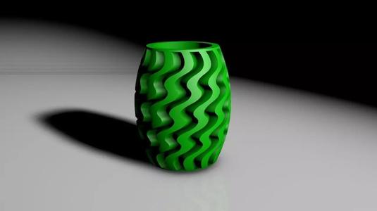 vaso a onde 3d print