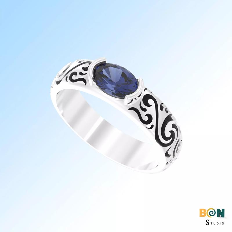 Women Starry Night Ring