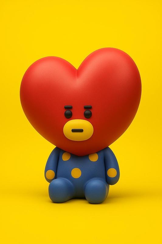 TATA (타타) BT21 BTS (Kim Taehyung) KeyRing