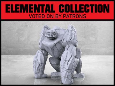 Greater Earth Elemental - Tabetop Miniature