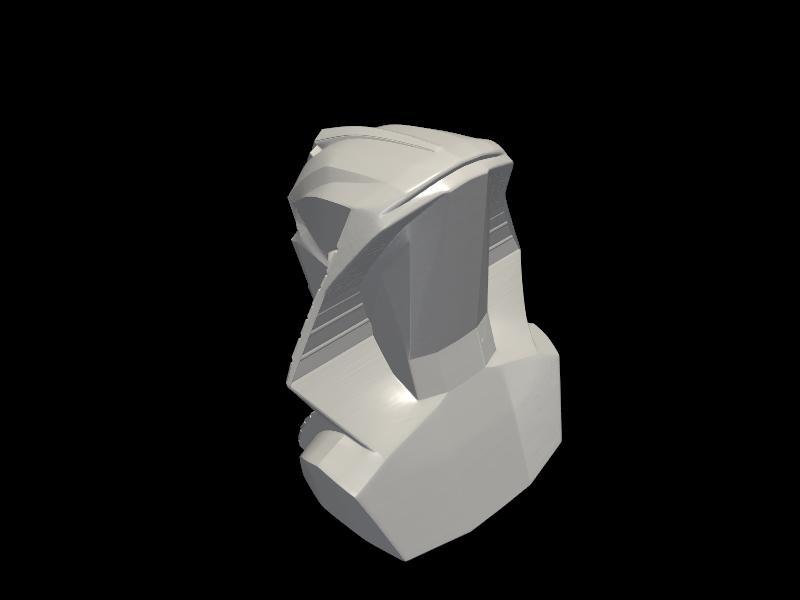 Faceted Pharaoh Bust - Ancient Egyptian Art 3D Print