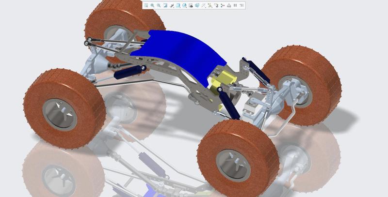 MADRICK25 Crawler RhinoRC YUE ONE V2 modeled in 3D