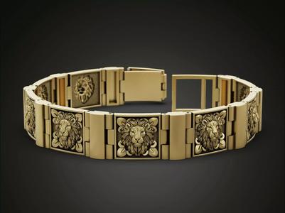 Lion head bracelet