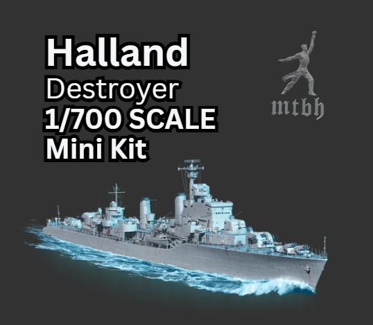 World of Warships 1/700 Halland Destroyer Mini model kit