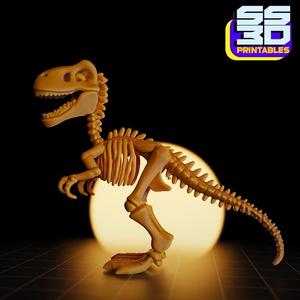 Cute TRex Skeleton – 3D Printable STL File