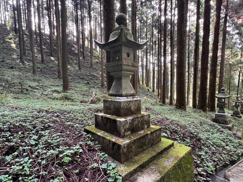 Japanese Kumano-miya Shrine Stone Lantern