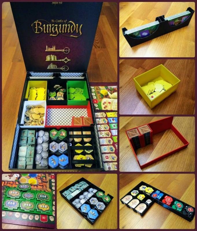 Castles of Burgundy Organizer (2019 edition)