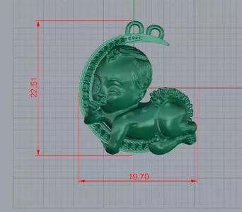 magerit baby boy pendant