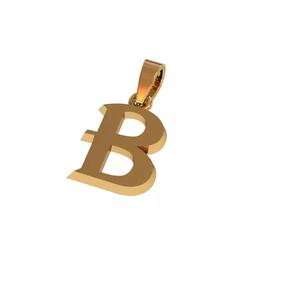 B letter pendant
