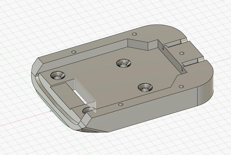 Dewalt Battery Holder (Tighter Tolerances)