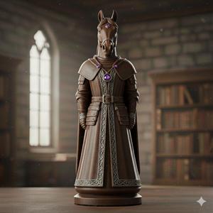 Wood Like Chess Knight
