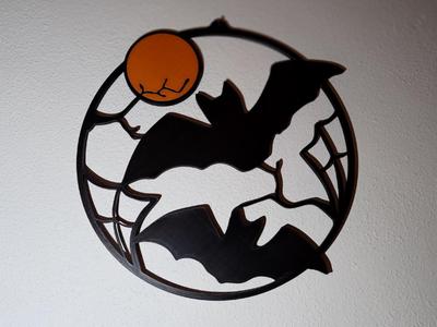 Bats hanging decoration (even without AMS)