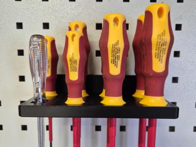 Workzone Screwdriver Holder Garant Pegboard