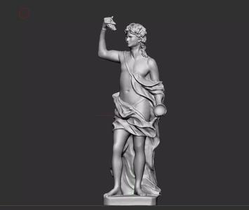 Greek God made of Alabaster