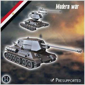 T100 100mm tank destroyer - Egypt Egyptian Cold War Africa Arabi