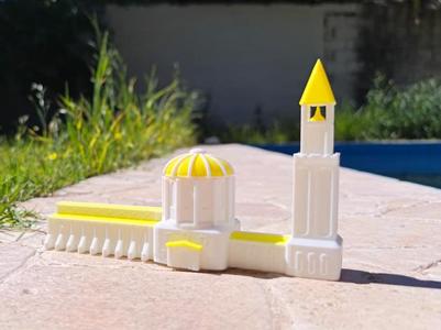 Cathedral with hidden box