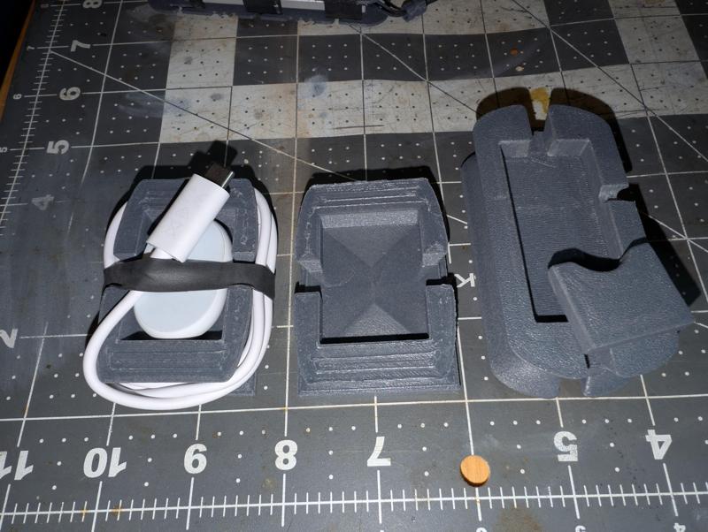 Chopped Google Pixel Watch 4 charger wrap
