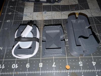 Chopped Google Pixel Watch 4 charger wrap