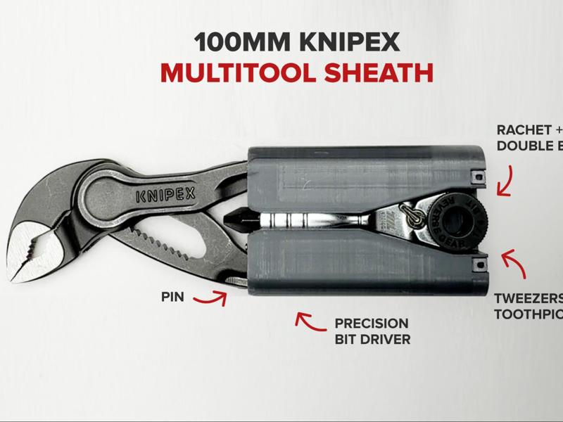 100mm Knipex pliers sheath for multitool functions