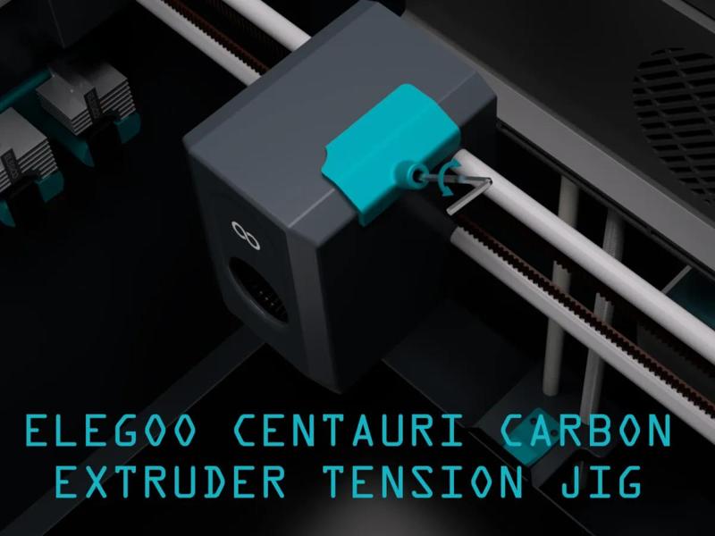 Elegoo Centauri Carbon Extruder Tension Drill Jig