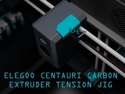 Elegoo Centauri Carbon Extruder Tension Drill Jig