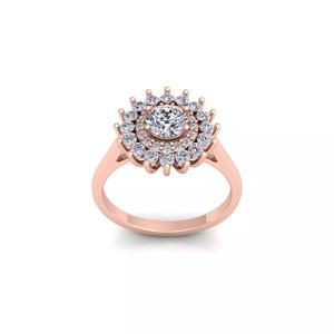 Woman Engagement Ring 3d Model and Render 31