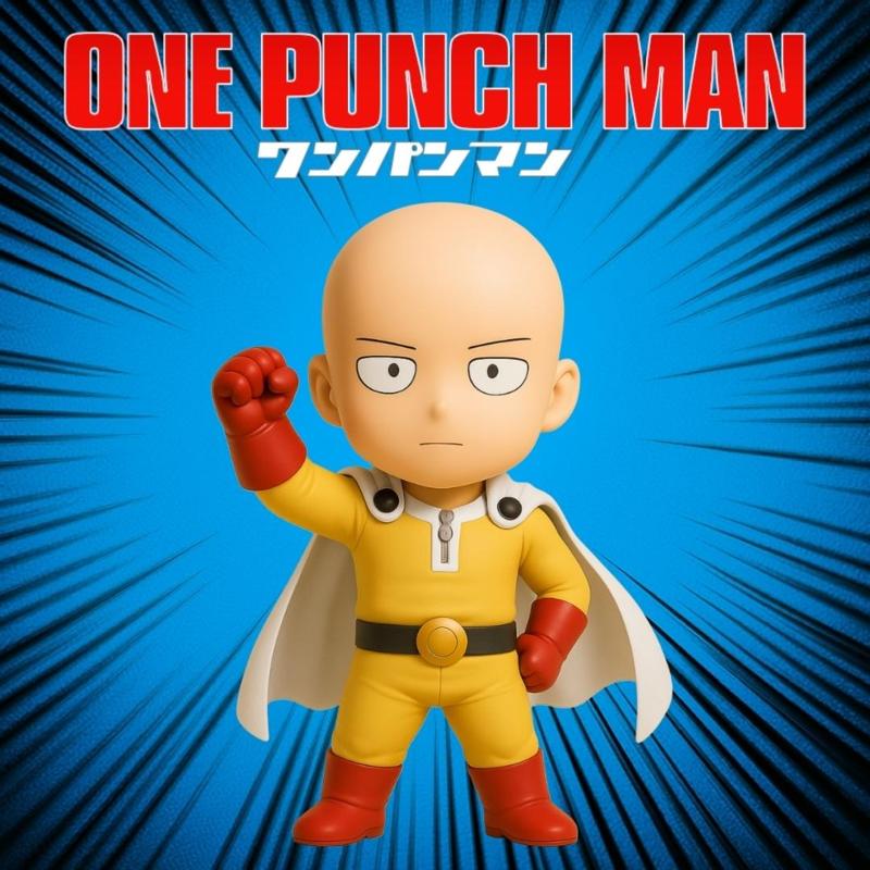 Saitama One punch man chibi figure