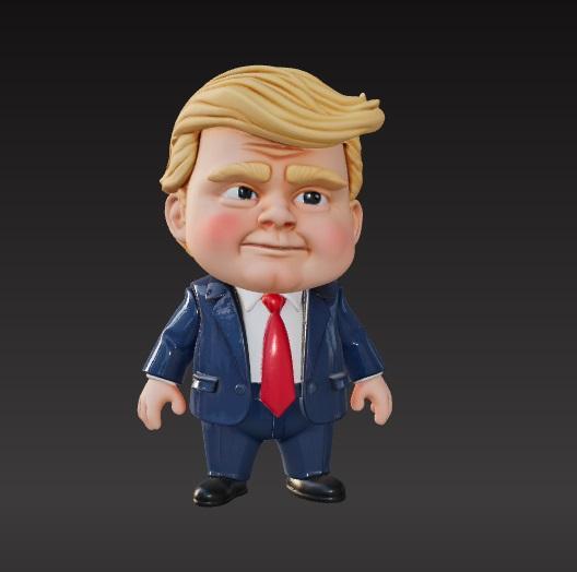 donald trump chibi