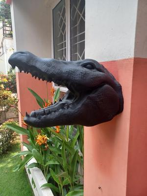crocodile head wall mount decor STL