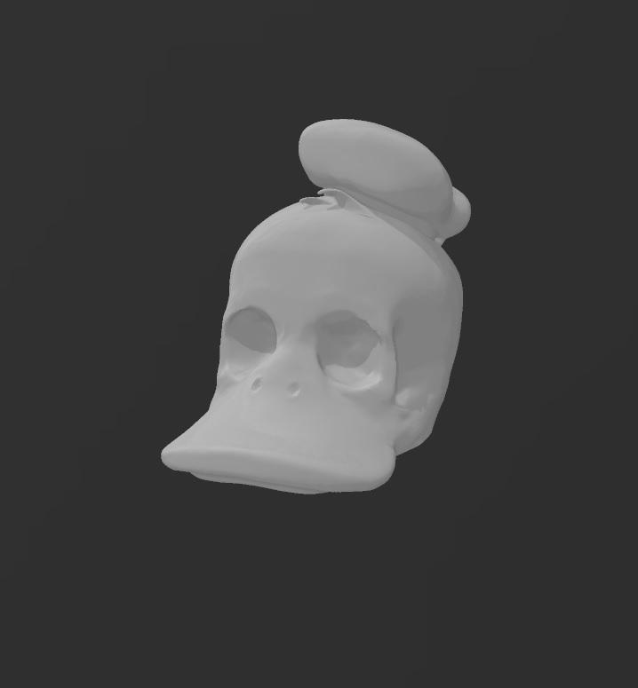 Donald Duck Skull