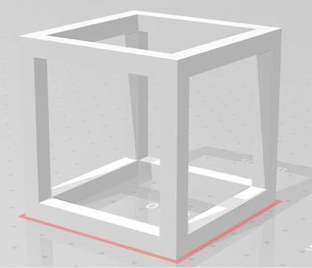 3D hollow box
