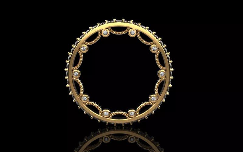 Wedding ring model  724