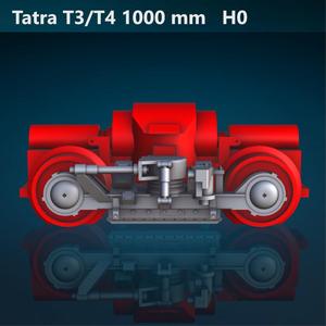 Tatra bogie masks 1000 mm H0