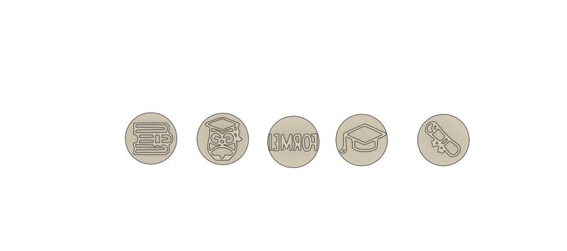 BRIGADEIRO GRADUATION STAMP KIT