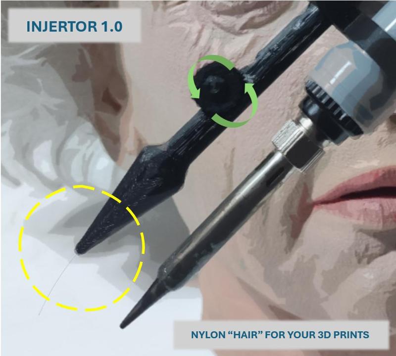 Injertor 1.0 - Bring Realistic Hair to your 3D Prints
