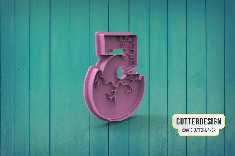 Dinosaur Egg 5 Cookie Cutter