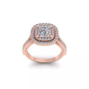 Woman Engagement Ring 3d Model and Render 1