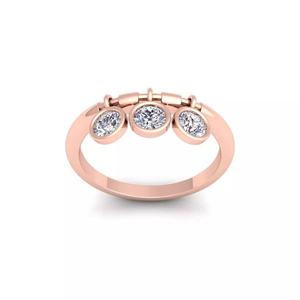 Woman Engagement Ring 3d Model and Render 12