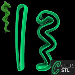 CORTADORES SÍMBOLO MEDICINA - 7cm