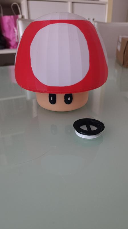 Mario Bros Mushroom Piggy Bank