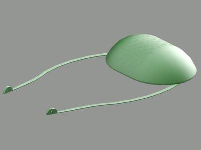 Universal wrist rest for left-handed, right-handed and mouse size.