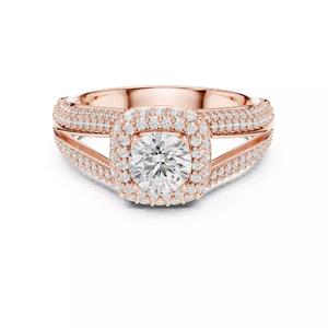 Split Shank Round Cut Diamond Engagement Ring 3DM STL Video